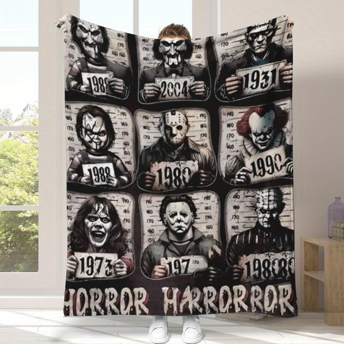 Horror Movie Character Flannel Blanket