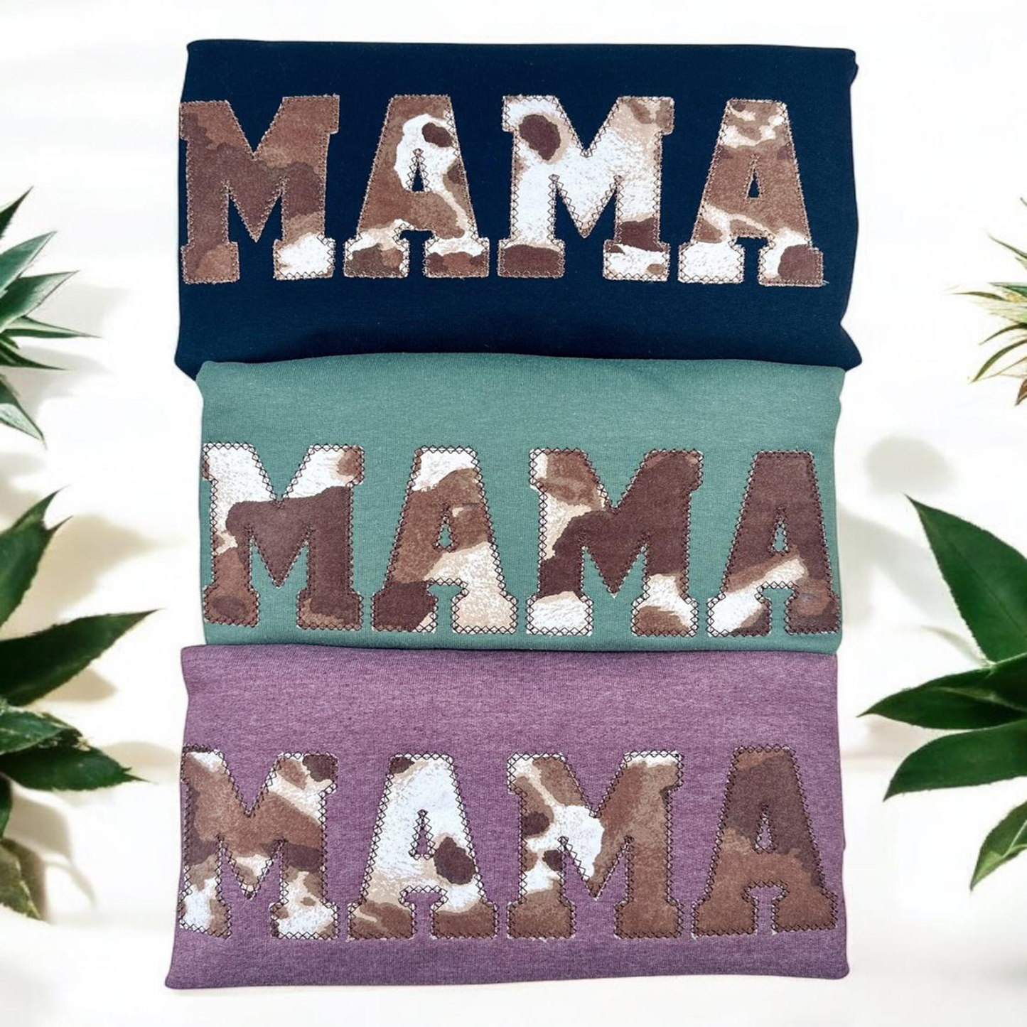 Cow Print Mama Sweatshirt