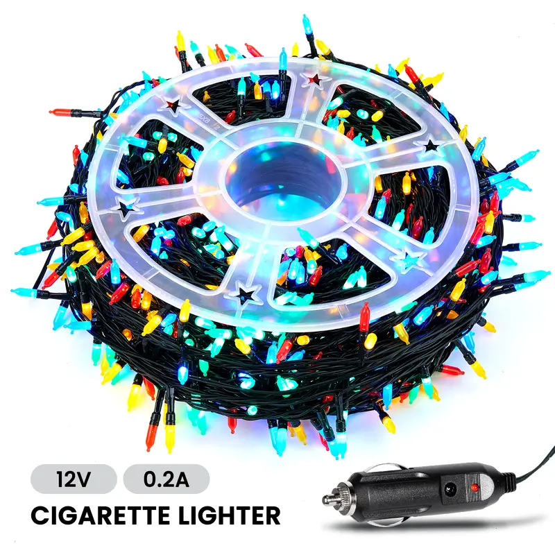Christmas Decorations Led Car Ambient Light Brightown 410FT 1200 LED String Lights