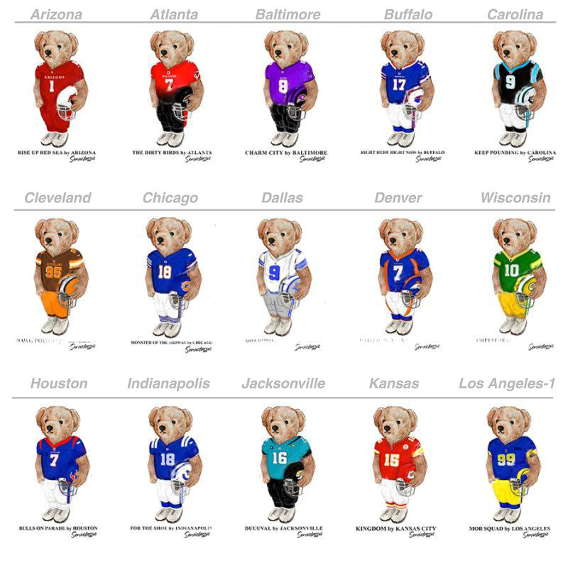 Football All Team Graphic Sweatshirt