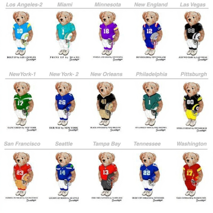 Football All Team Graphic Sweatshirt