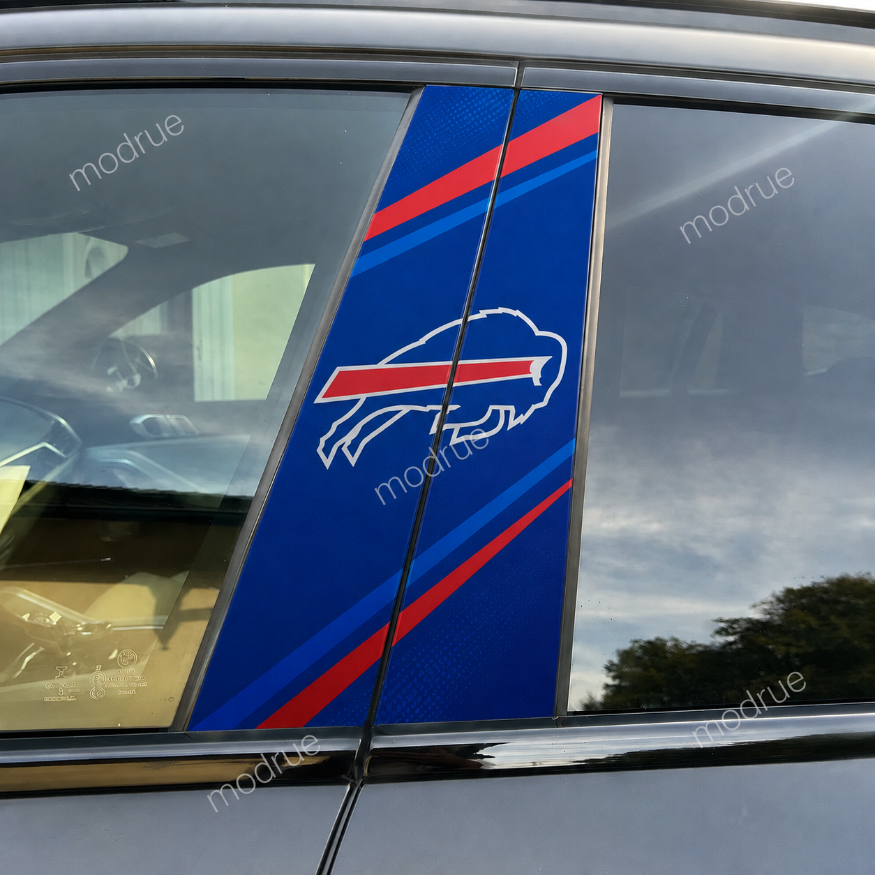 Football Team Car Pillar Wrap - Universal Fit