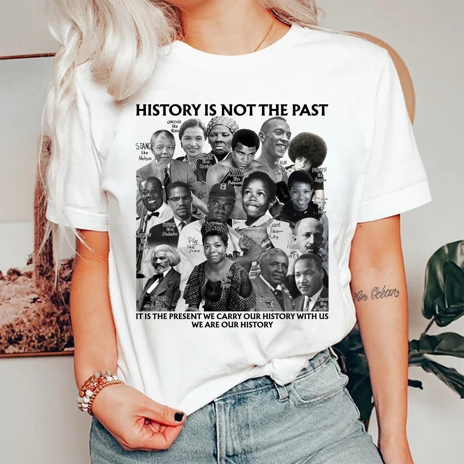 Black History Month Shirt, History is Not The Past Sweater