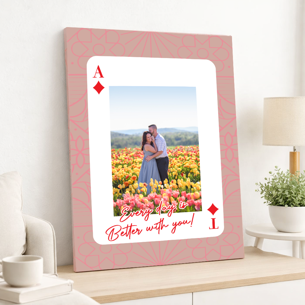 King and Queen Custom Photo Print Couples Wall Art