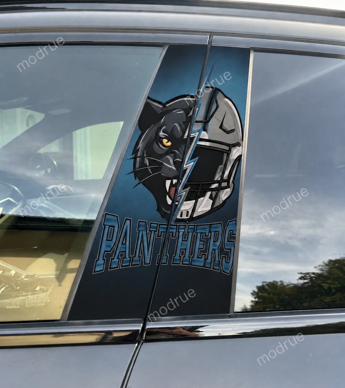 Football Team Mascot Edition Car Pillar Wrap - Universal Fit