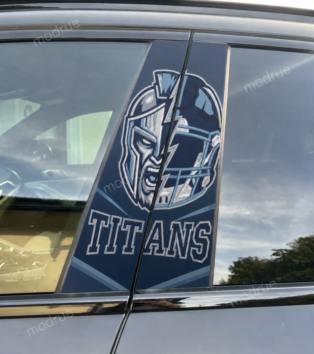 Tennessee Titans Car Pillar Wrap - Universal Fit
