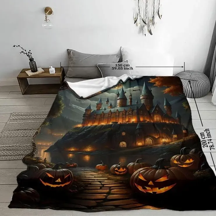 Hogwarts Castle Pattern Blanket