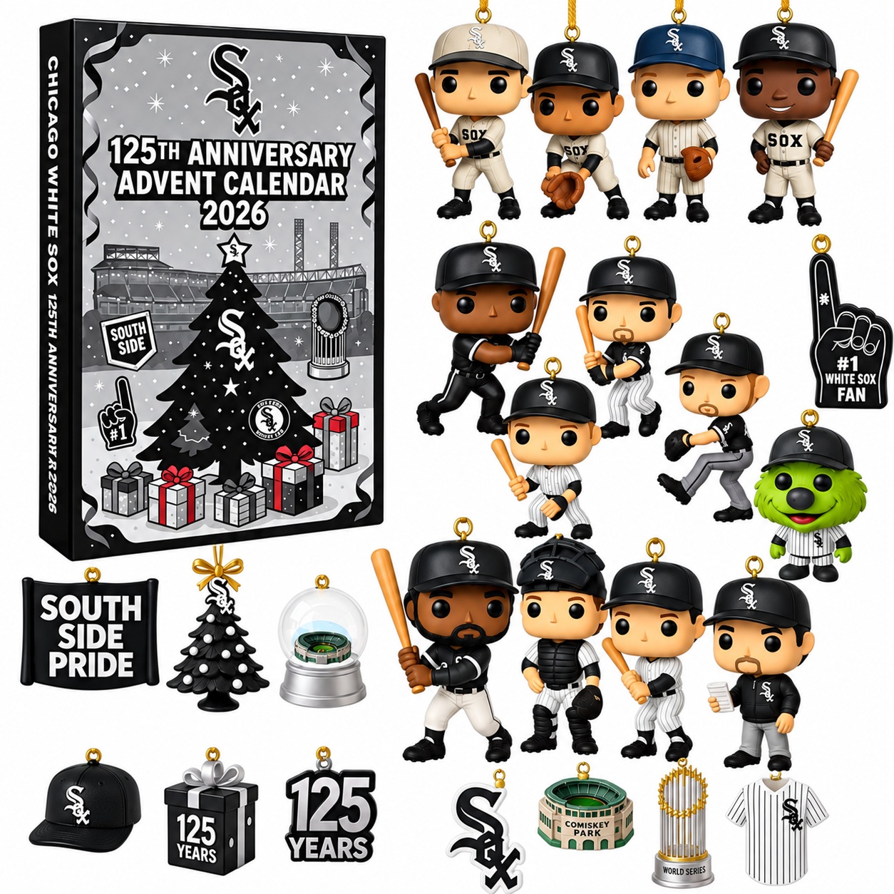 Baseball Fan Christmas Advent Calendar