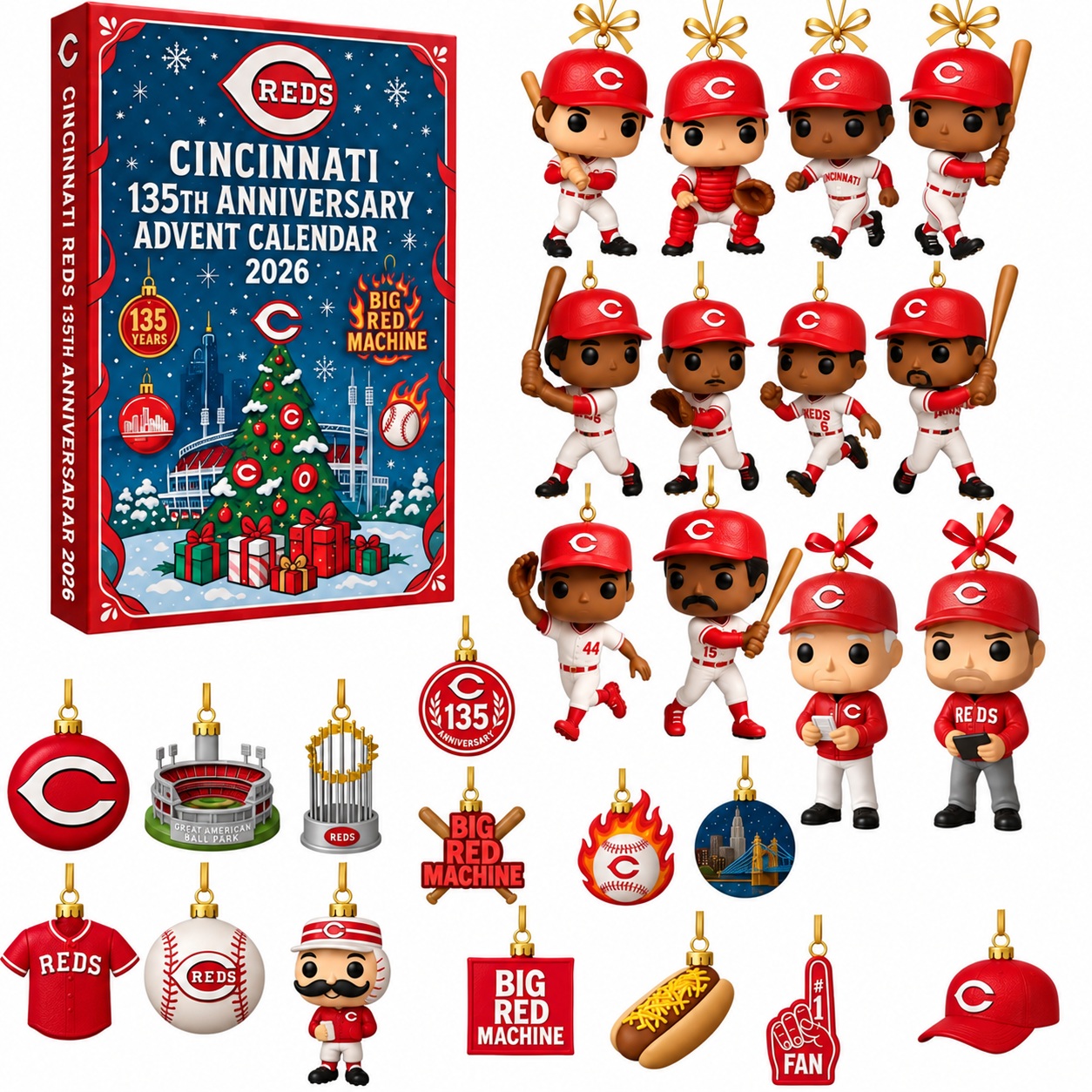 Baseball Fan Christmas Advent Calendar