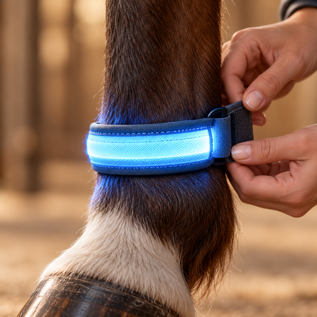 LED Horse Glow Gear Set for Night Riding - View