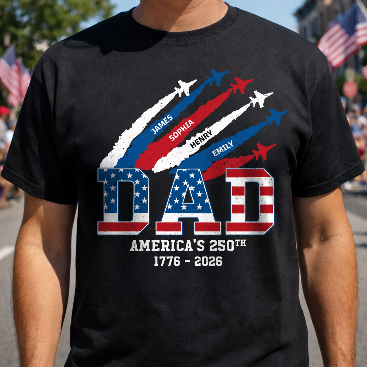 Personalized America 250th Father’s Day Shirt
