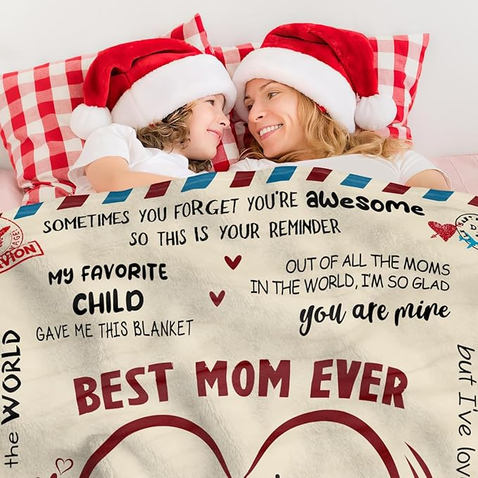 Best Mom Ever,The Best Mother's Day Gift Blanket