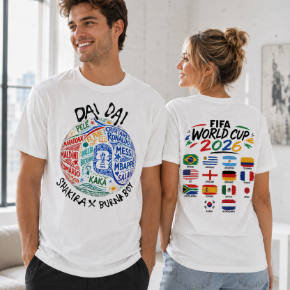 2026 World Soccer Legends & Nations Front & Back Fan Shirt