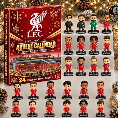 Liverpool FC · Football Fan 24-Day Advent Calendar – Soccer Club Countdown Gift Box
