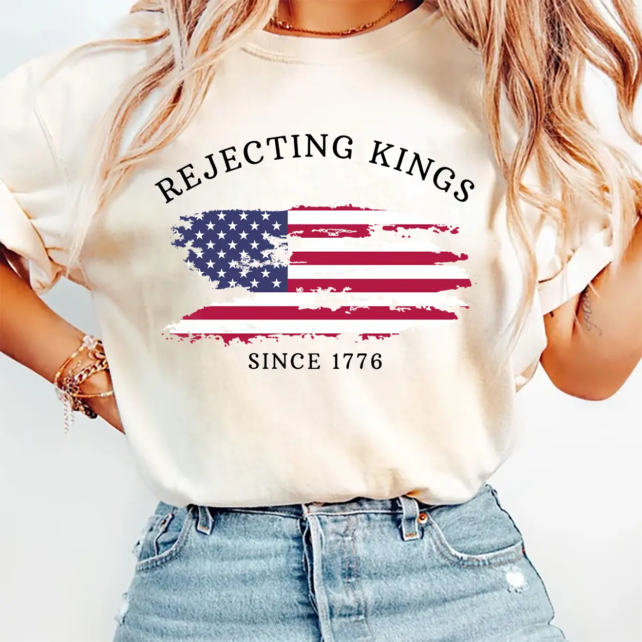 Rejecting Kings Since 1776 Protest Shirt