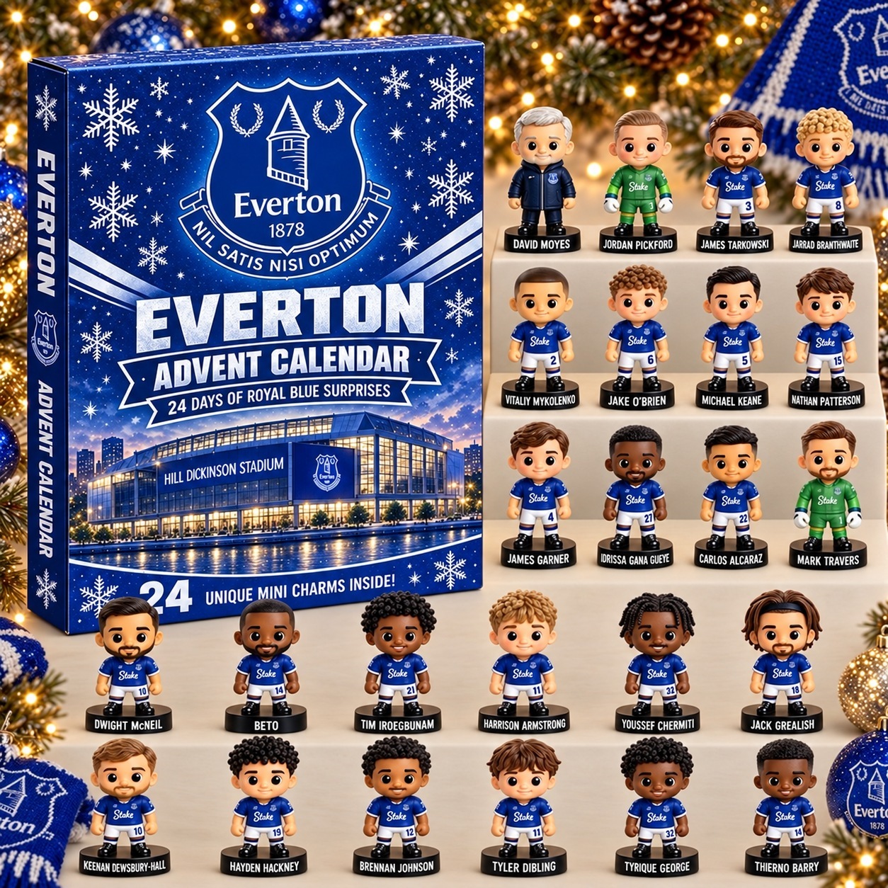 Everton · Football Fan 24-Day Advent Calendar – Soccer Club Countdown Gift Box