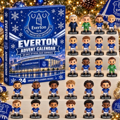 Everton · Football Fan 24-Day Advent Calendar – Soccer Club Countdown Gift Box