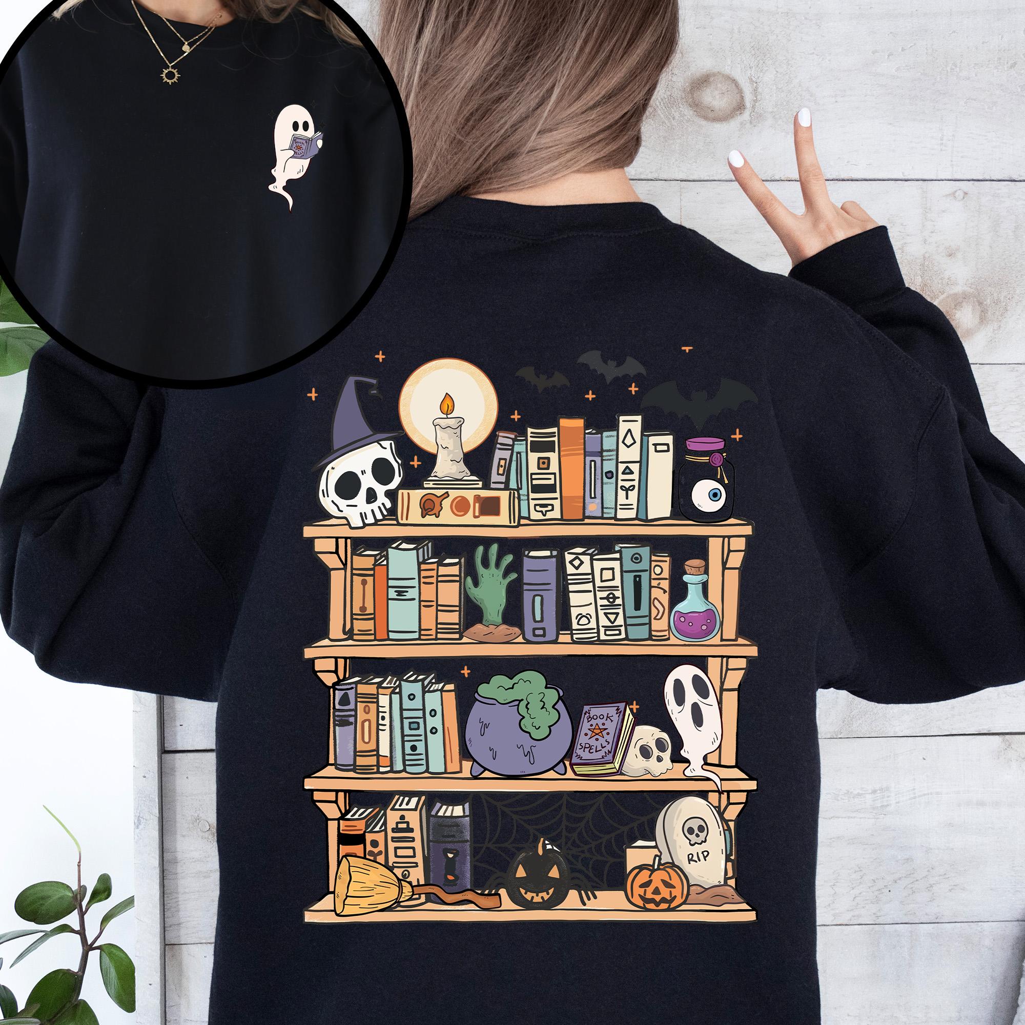Reading Ghost Halloween Sweatshirt