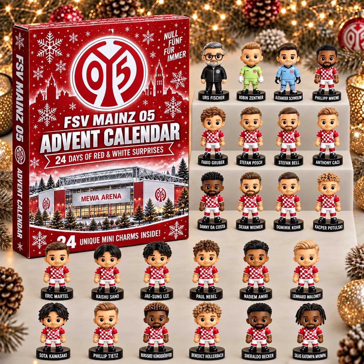 1. FSV Mainz 05 · Football Fan 24-Day Advent Calendar – Soccer Club Countdown Gift Box