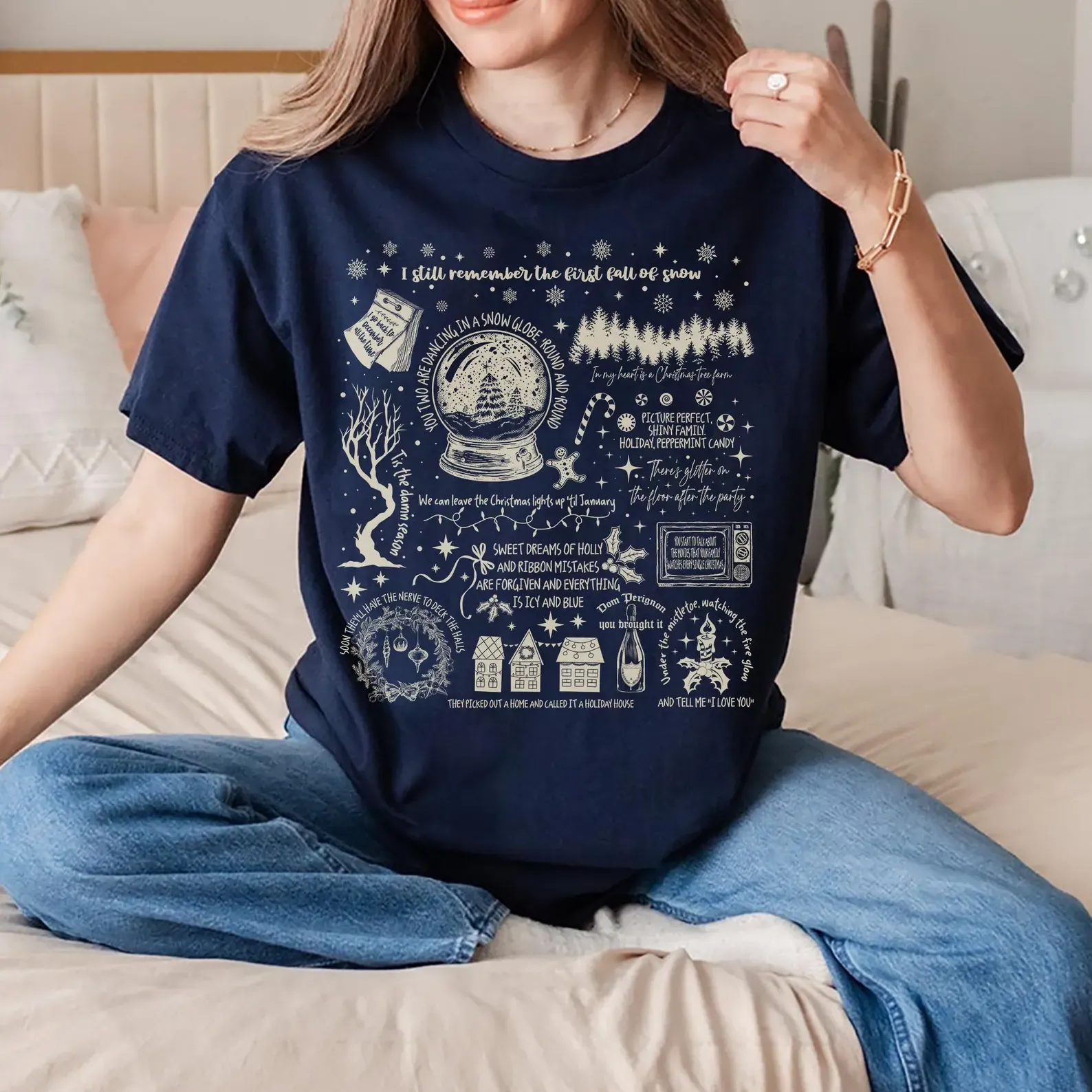 Christmas Songs Lyrics Sweatshirt
