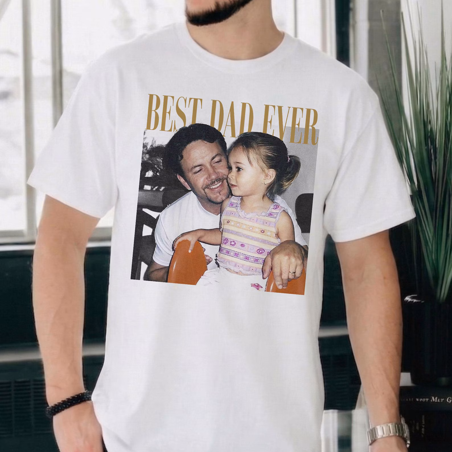 Personalised Photo Dad Shirt