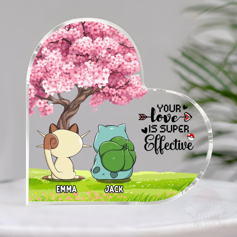 We Choose You Dad Personalized Heart Acrylic Plaque
