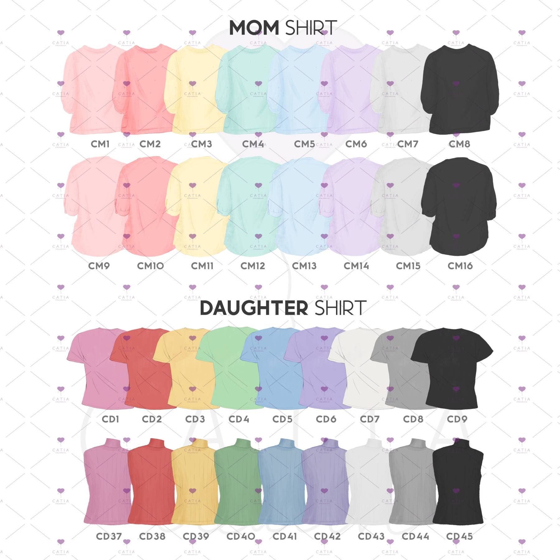 Personalized Mother and Daughter Back Mirror Lamp