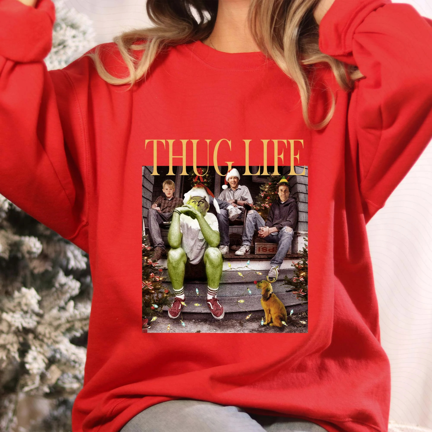 Funny Christmas Thief Sweatshirt