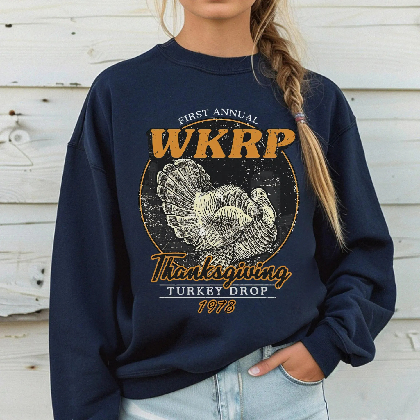 Retro First Annual Wkrp Thanksgiving Turkey Drop T-Shirt