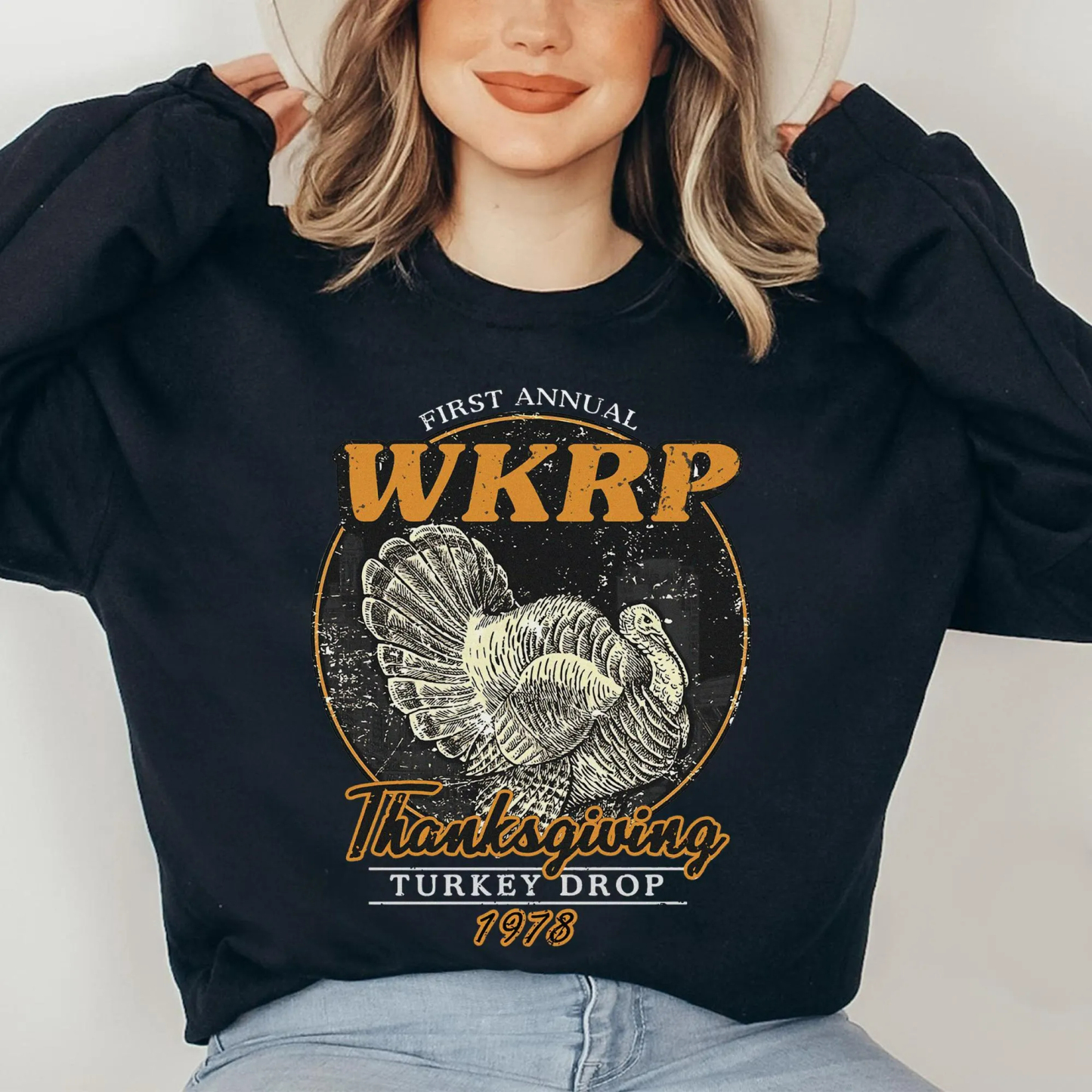 Retro First Annual Wkrp Thanksgiving Turkey Drop T-Shirt