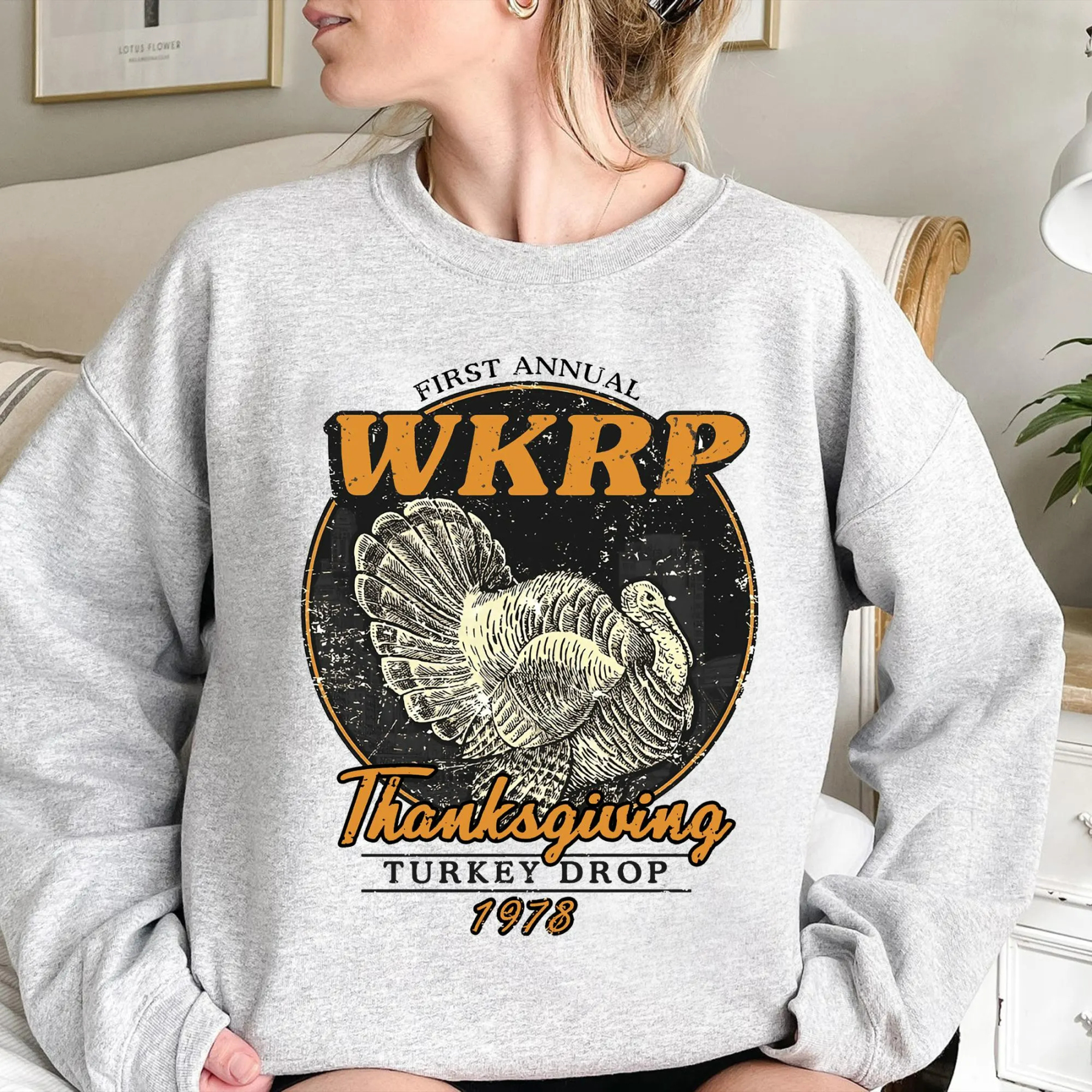 Retro First Annual Wkrp Thanksgiving Turkey Drop T-Shirt