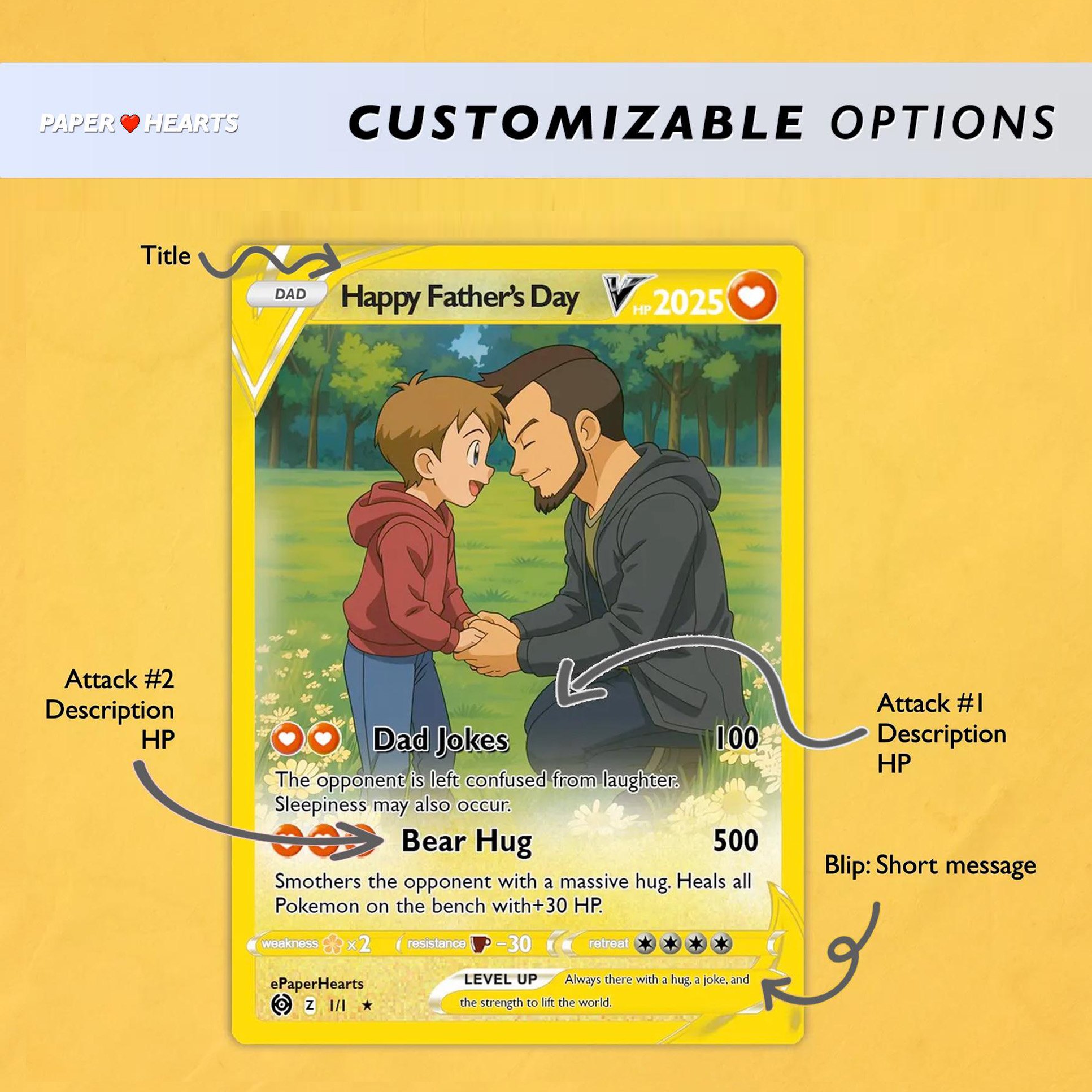 Father's Day Cartoon Card