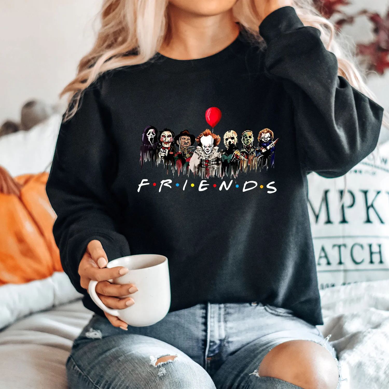 Horror Movie Friends Halloween T-Shirt/Sweatshirt