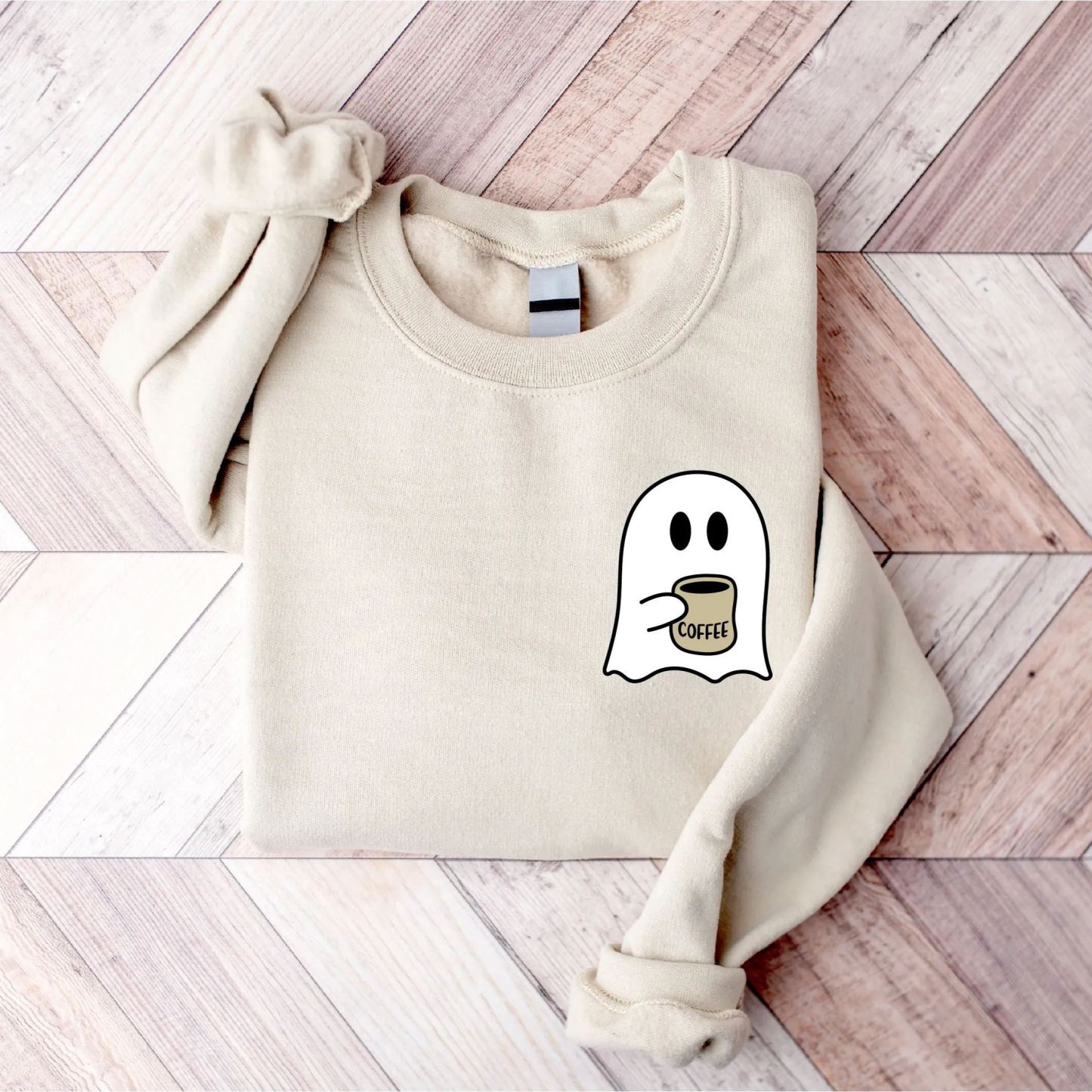 Cute Spooky Coffee Sweatshirt