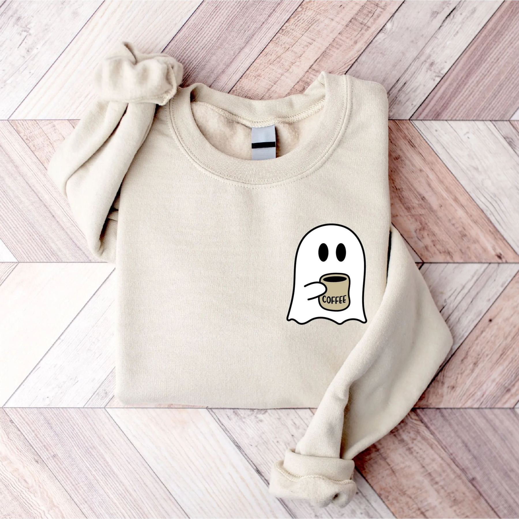 Cute Spooky Coffee Sweatshirt