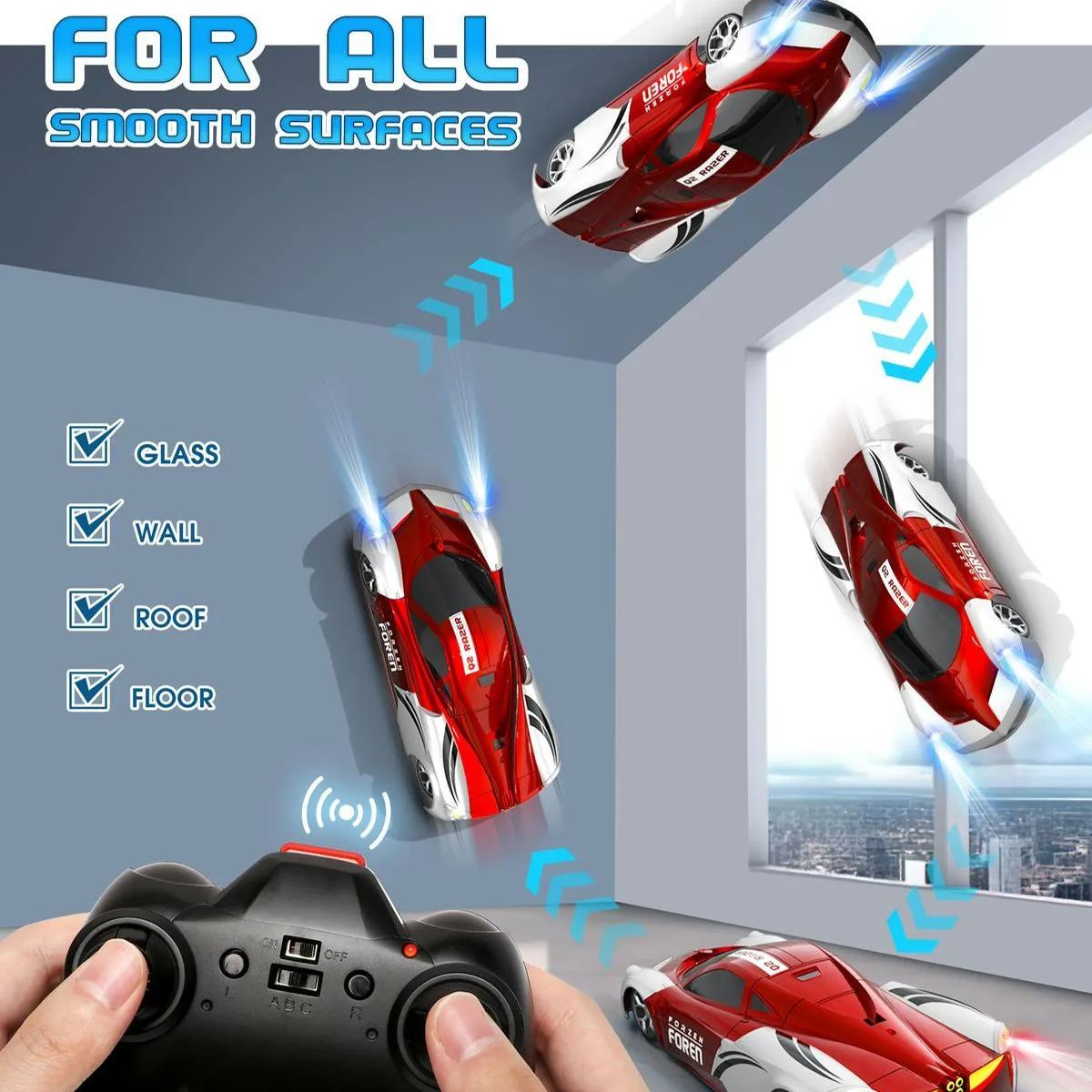 Wall Climbing Car, Electric Remote Toy Racing
