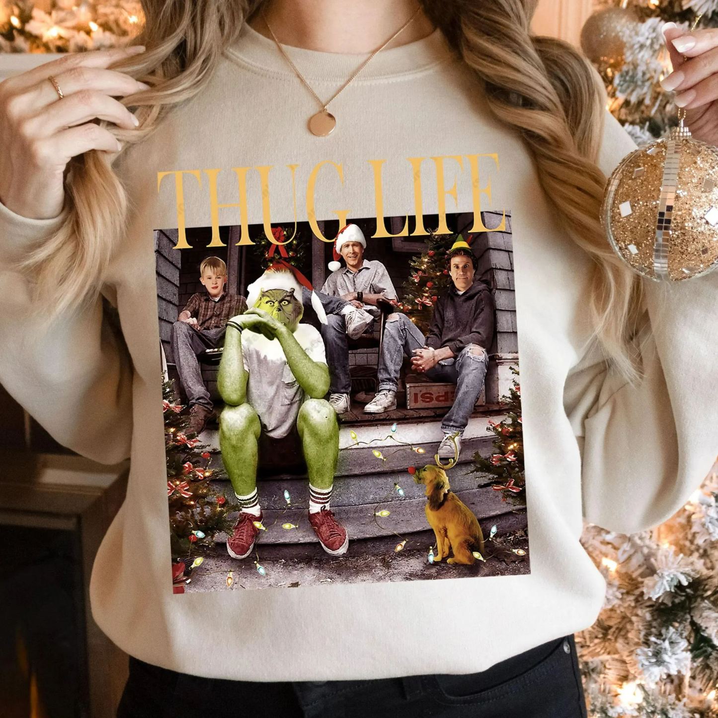 Funny Christmas Thief Sweatshirt