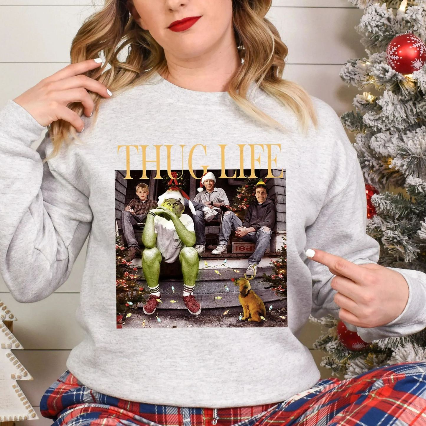 Funny Christmas Thief Sweatshirt