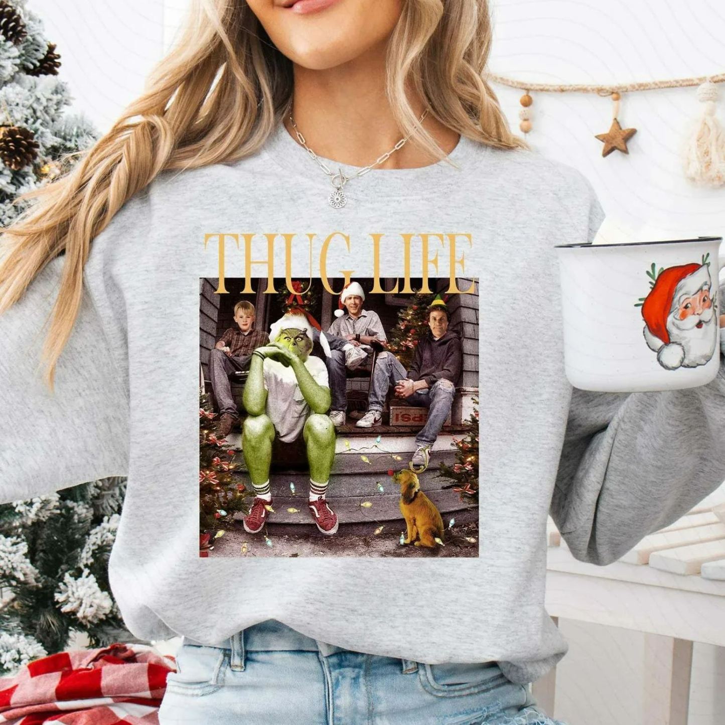 Funny Christmas Thief Sweatshirt