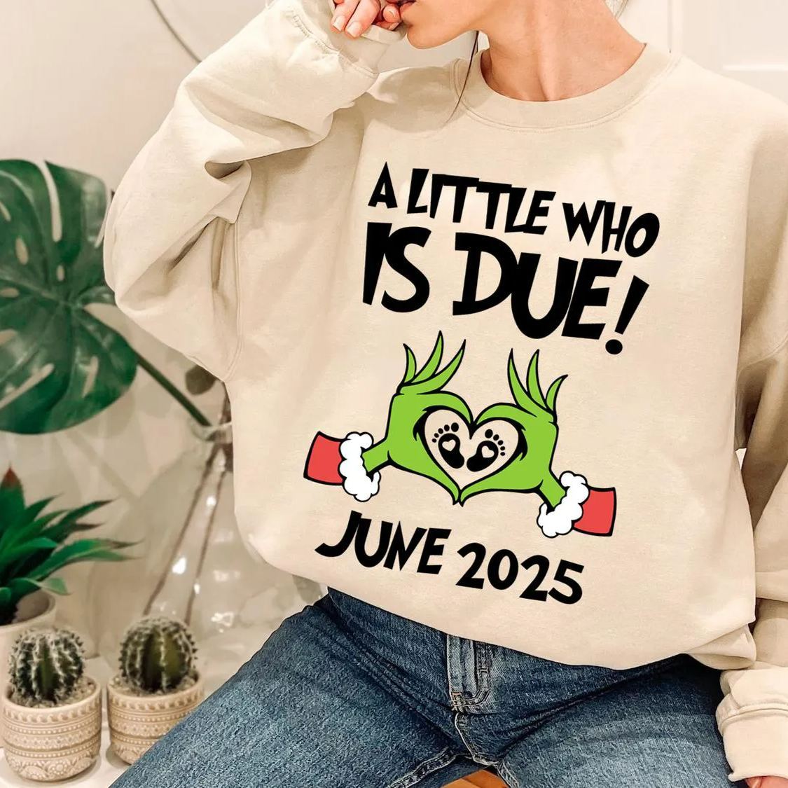 Christmas Pregnancy Sweatshirt