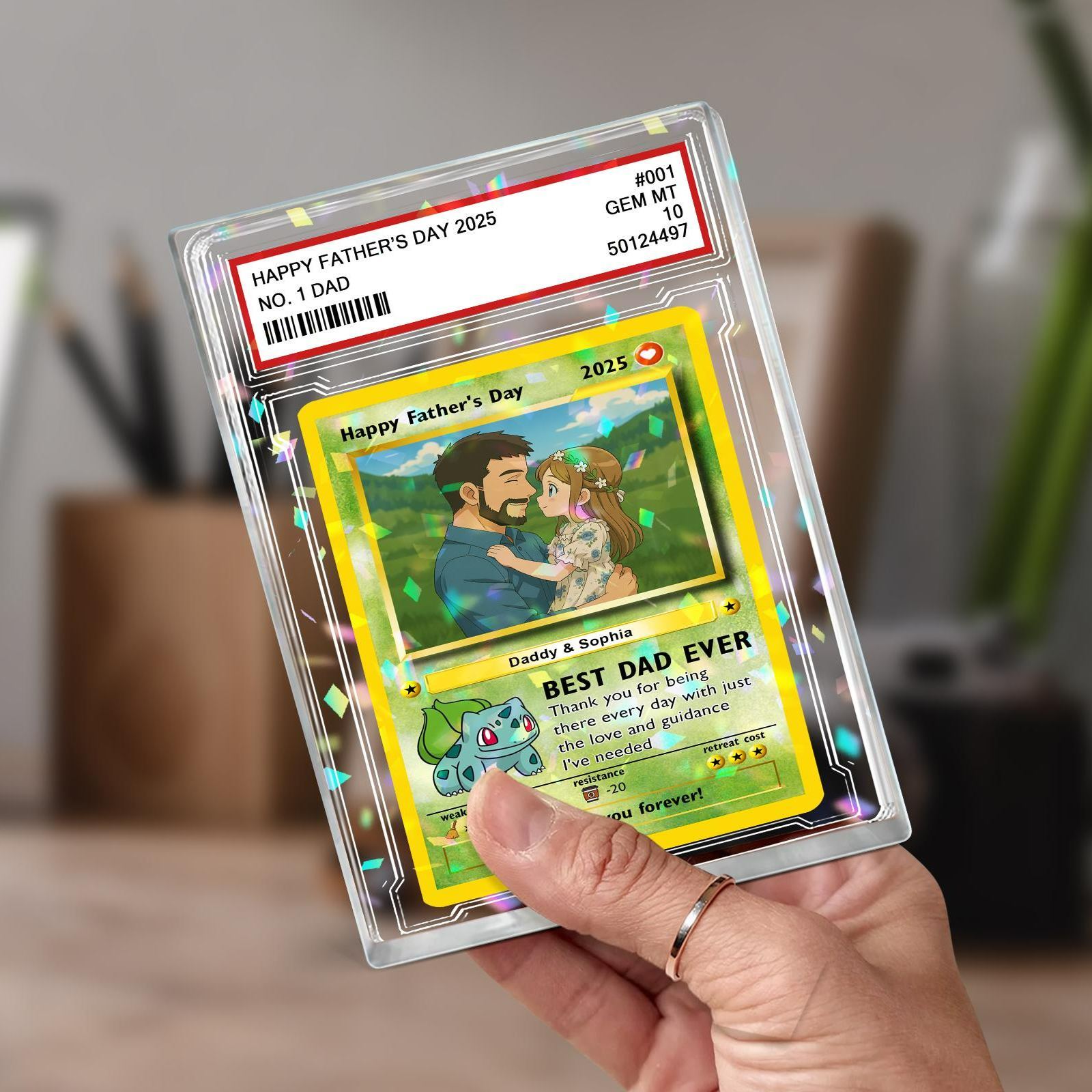 Custom Anime Photo Father's Day Card