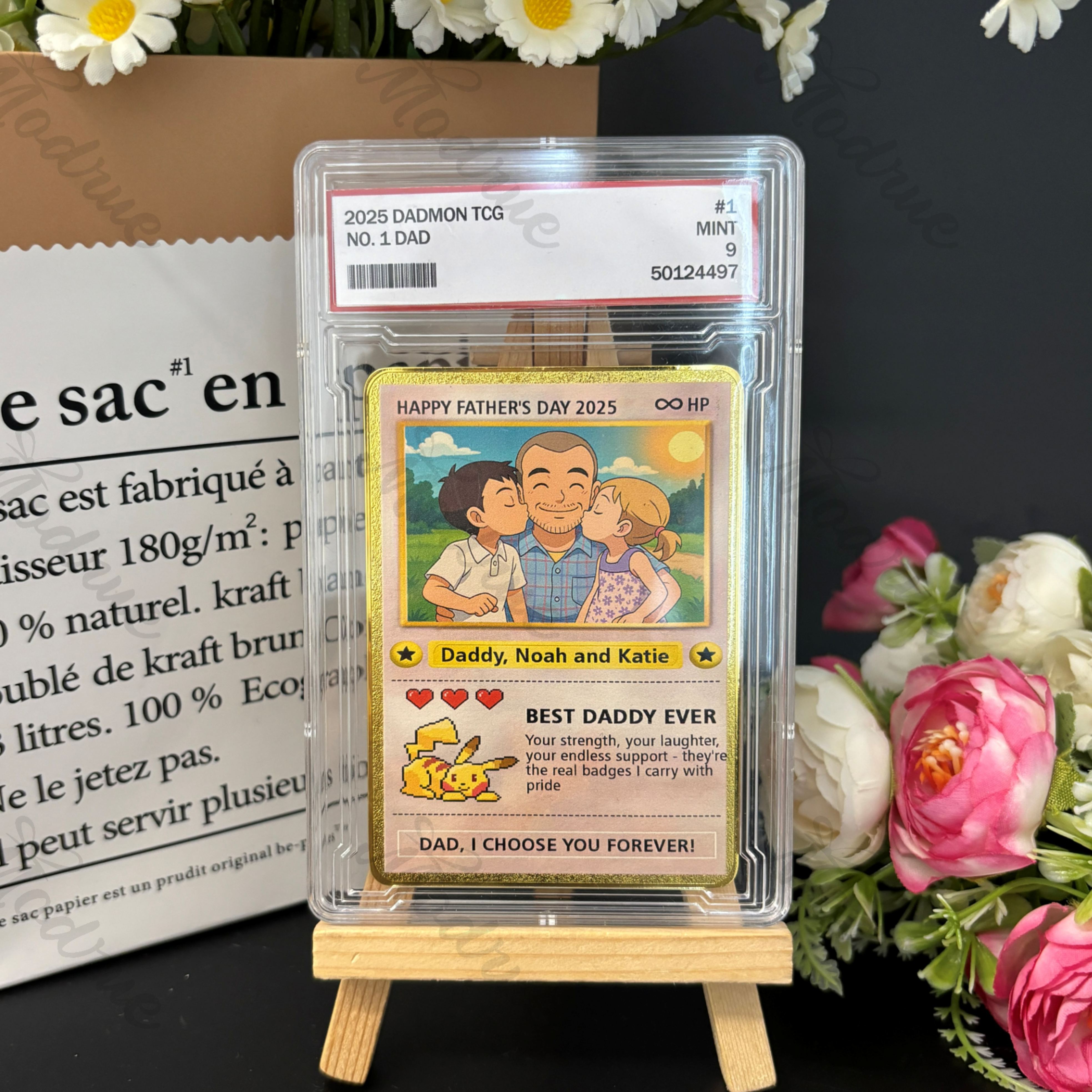 Custom Anime Photo Father's Day Card
