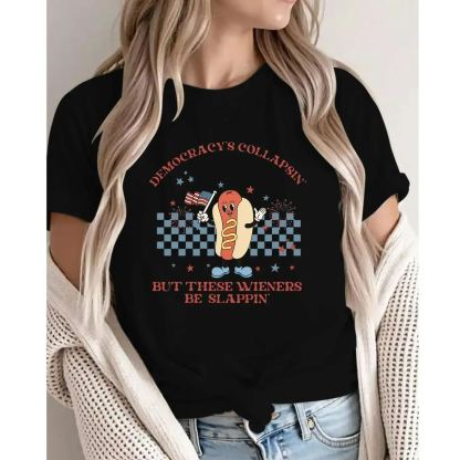 Funny Retro Hot Dog Shirt