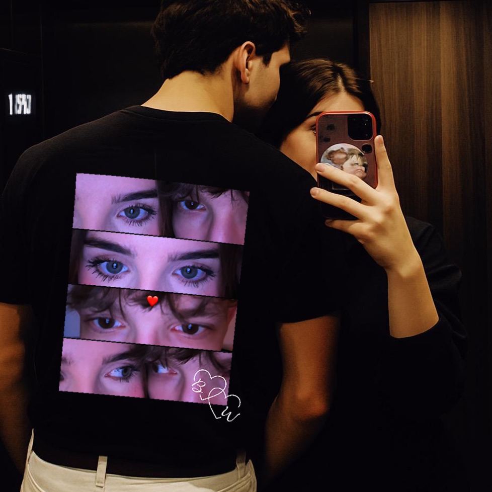 Personalized Eyes Shirt for Couple