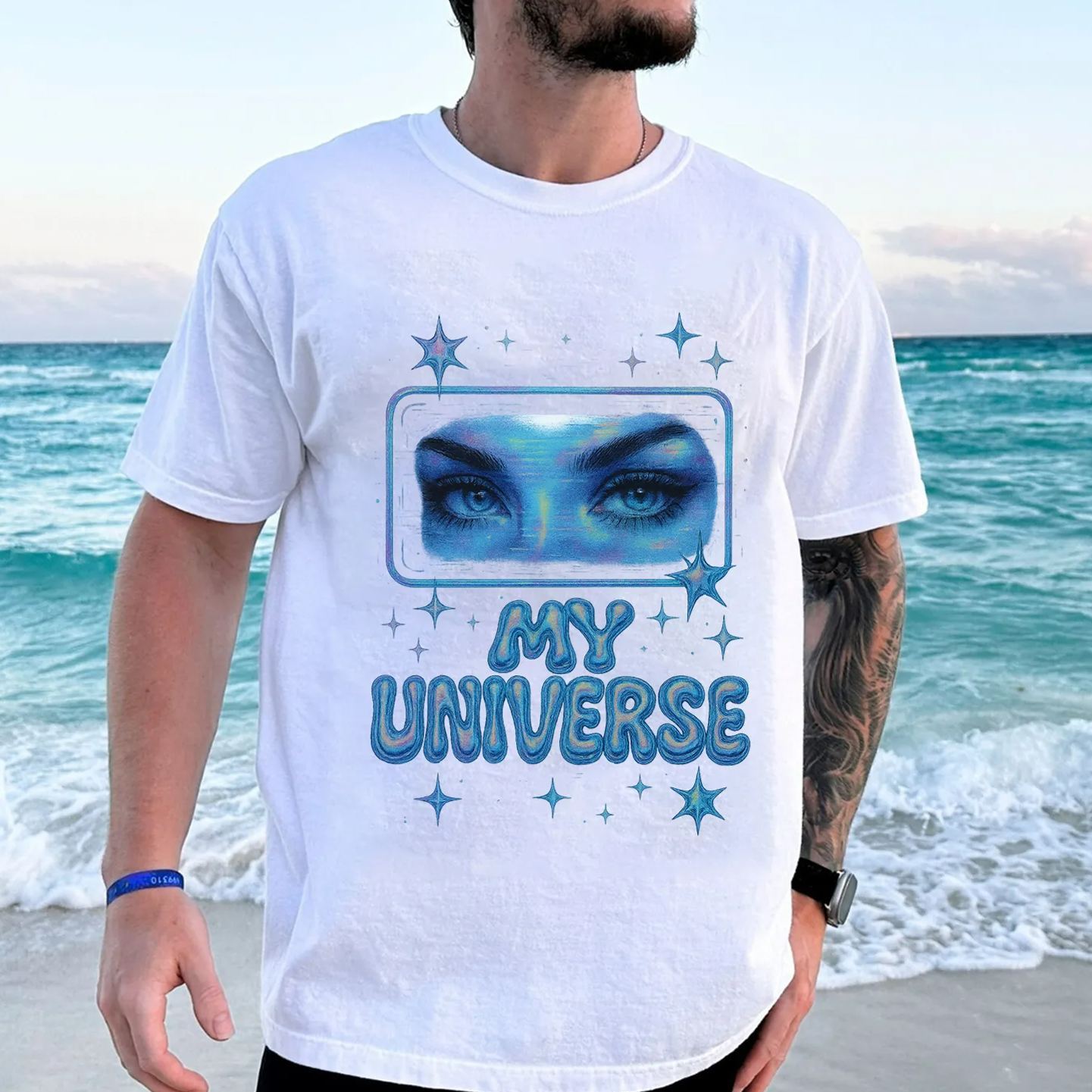 Personalized Eyes Shirt My Universe