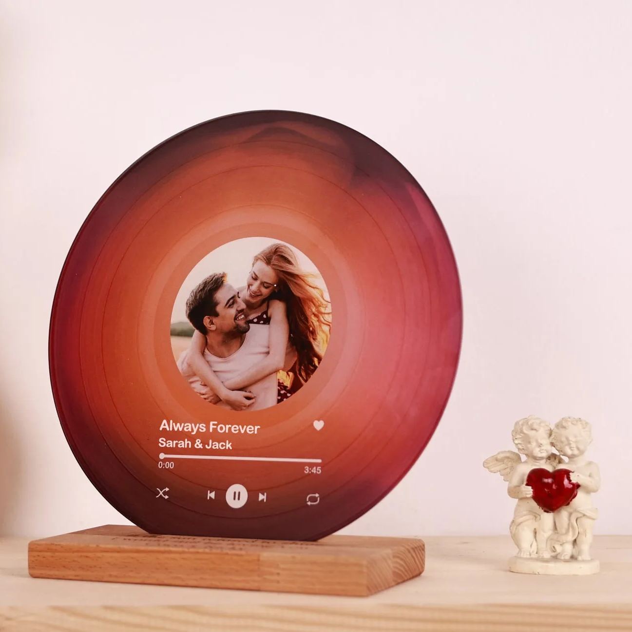 Personalized Record with Photo - Acrylic Song Plaque