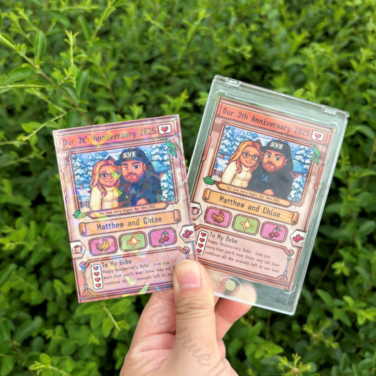 Custom Anniversary Card for Farming Game Lovers