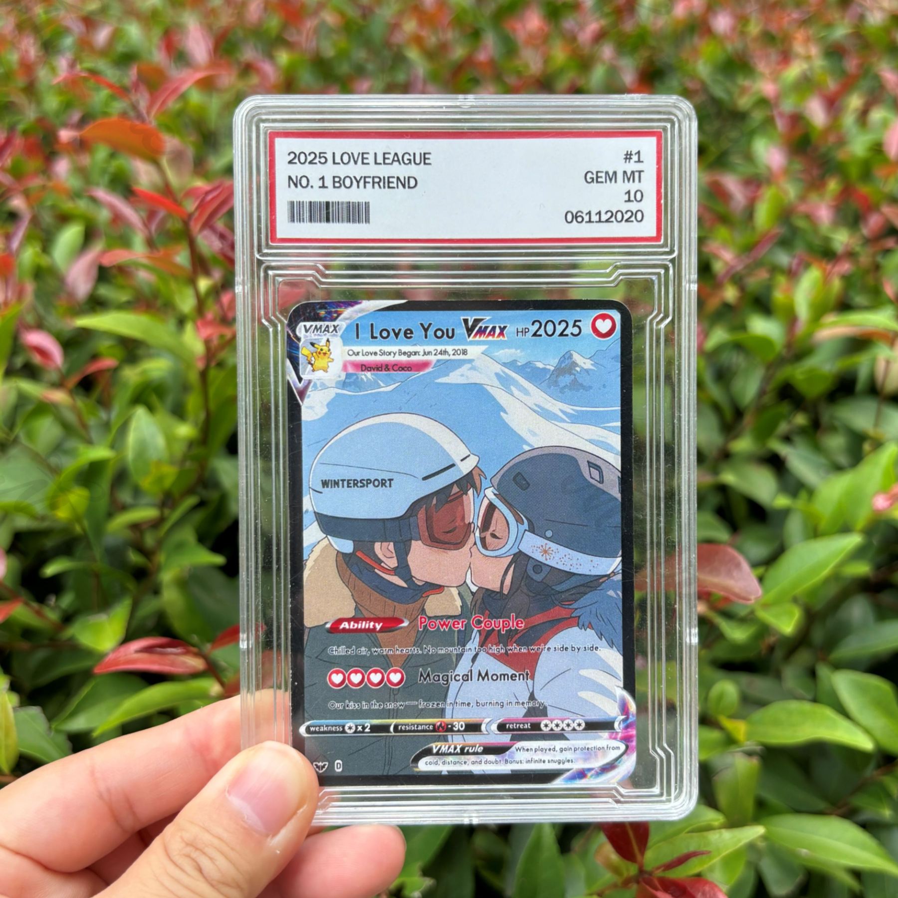 Personalized Photo Anime VMAX Card