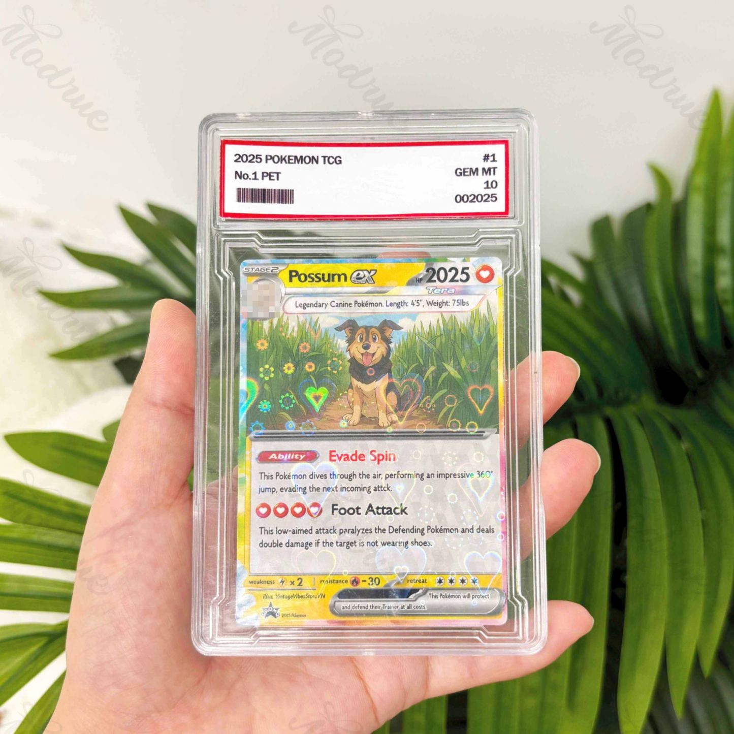 Personalized Pet Portrait Anime Style Card