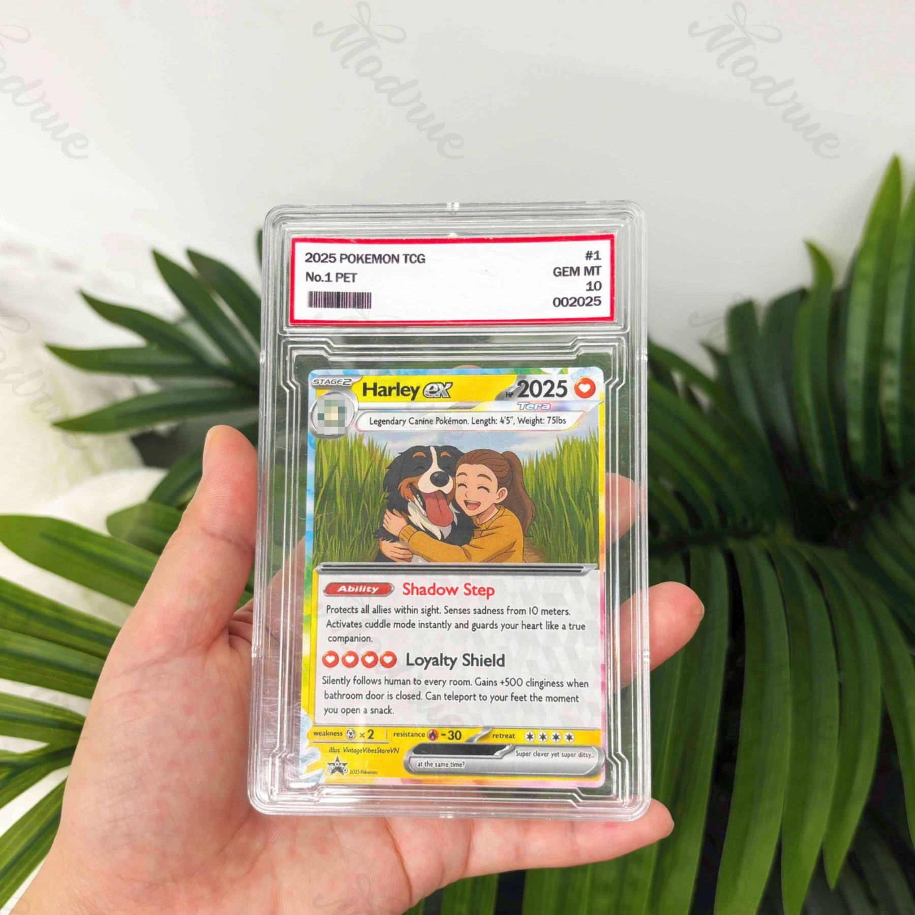 Personalized Pet Portrait Anime Style Card